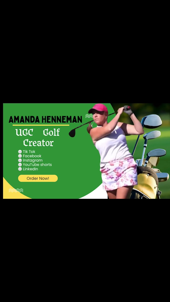 create authentic ugc golf videos for your product or brand for all platforms