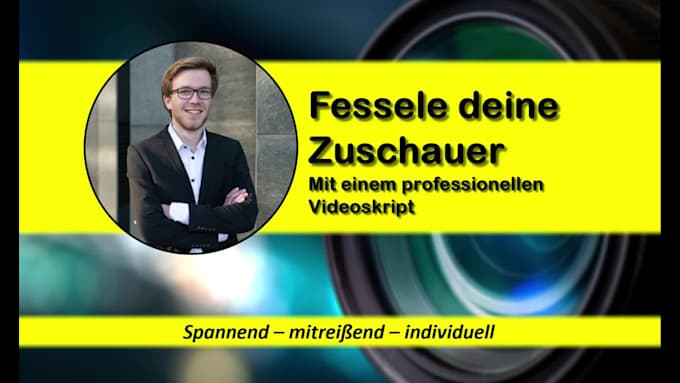 write your german non ai video script that boosts your views