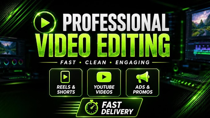 do all type of professional video editing in 24 hours