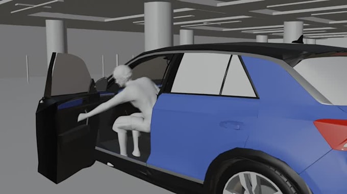 do 3d character rigging in maya, blender in fbx, obj