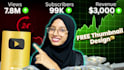 do youtube SEO and design attractive thumbnails for free
