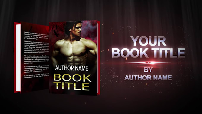 create a cinematic book trailer promo video