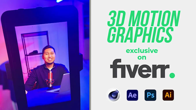 create 3d motion graphics for your brand