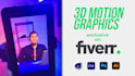 create 3d motion graphics for your brand