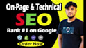 fix technical onpage SEO optimization for wordpress shopify wix website ranking