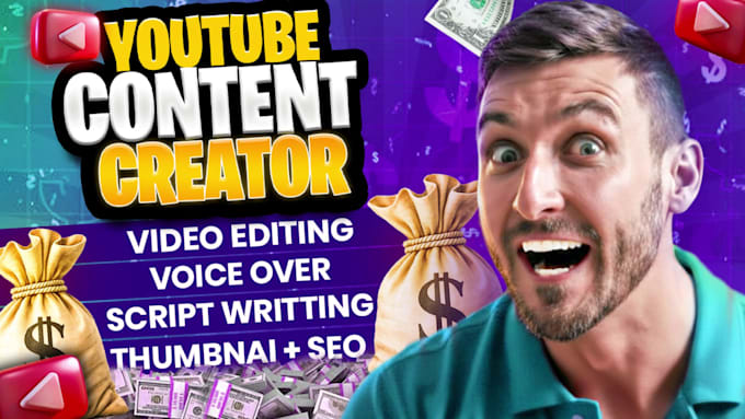 be your faceless youtube video editor and content creator