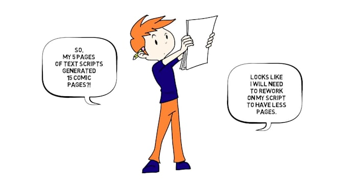 turn you script into storyboard for comics, manga or cartoon