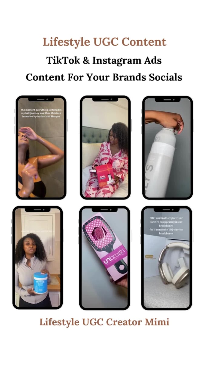 create high quality ugc video social media ads, female, UK ugc content creator