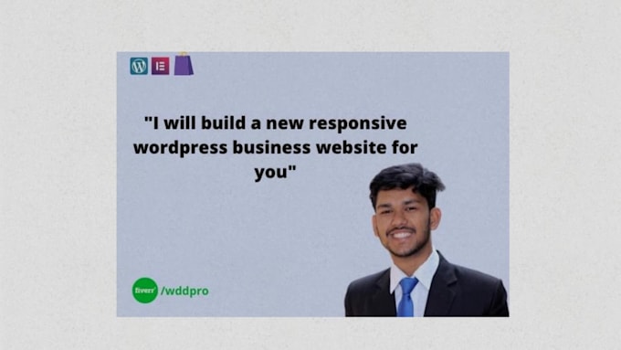 build a new responsive wordpress business website for you