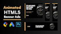 create HTML5 animated banner ads, google display ads