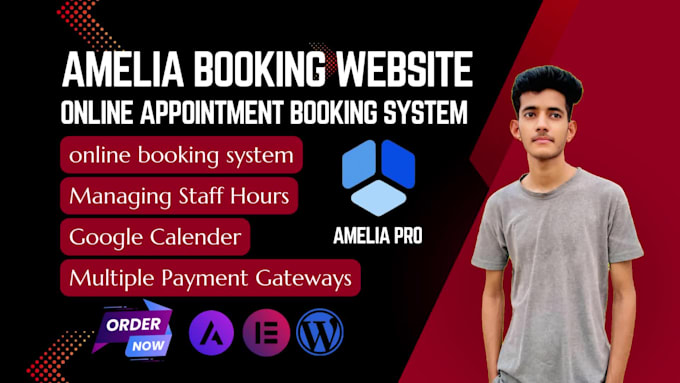 setup amelia plugin and create an online appointment booking website
