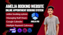 setup amelia plugin and create an online appointment booking website