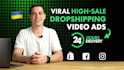 create viral shopify dropshipping video ads