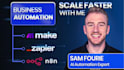 automate workflows with make, zapier, and n8n