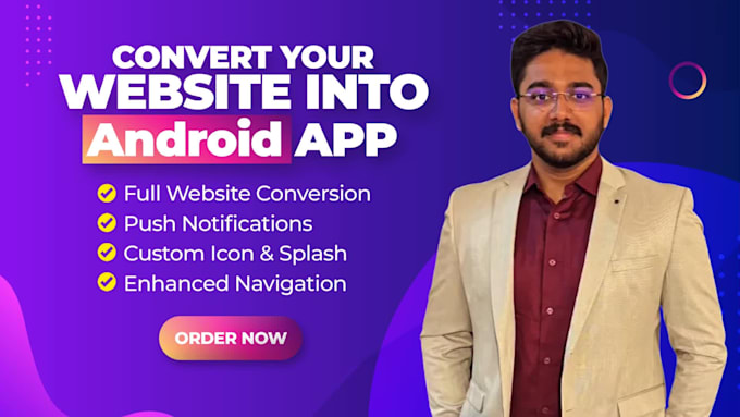 convert your website into a professional android webview app