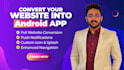 convert your website into a professional android webview app