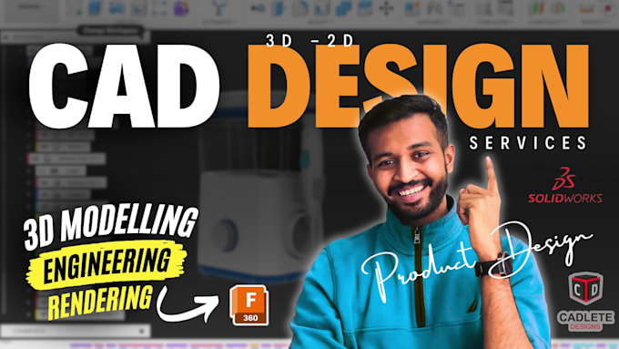 make 3d cad models in fusion 360 and solidworks