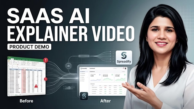 create a saas ai explainer video and product demo