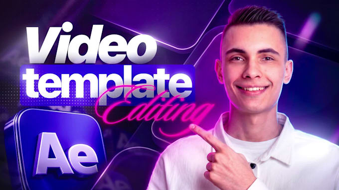 edit any after effects template or create a custom animation
