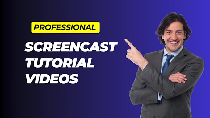 create a screencast tutorial video or how to video for your website or app