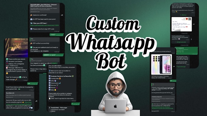 create a custom whatsapp bot according to your needs