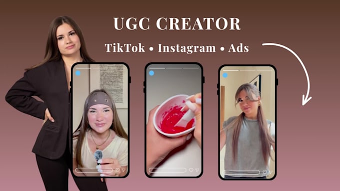be your french ugc creator for tiktok and instagram ads