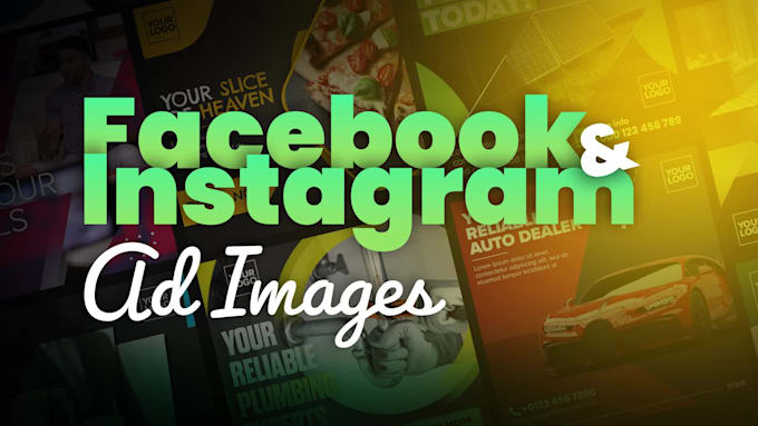 design creative facebook and instagram ad images or posts