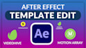 edit any after effects template from videohive