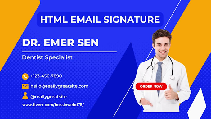 design HTML email signature with installation support