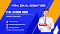 design HTML email signature with installation support