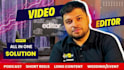 edit reel, content, podcast professionally very fast