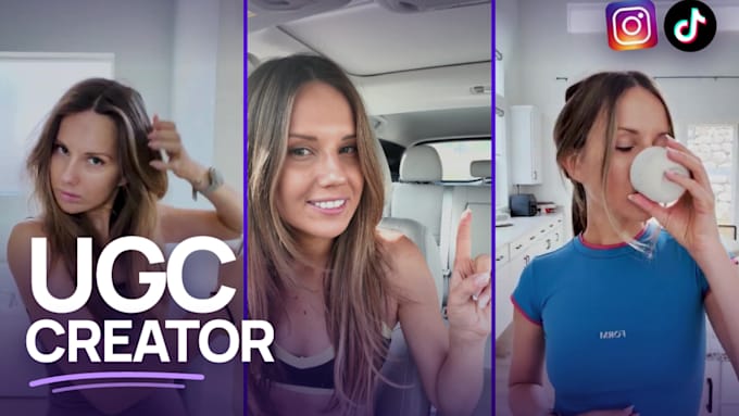 create female millennial ugc content and video ads