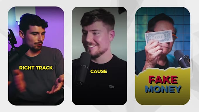 edit reels, tik tok and youtube shorts engaging caption