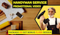 do handyman service home repair or home remodeling promo vide