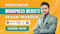 create modern wordpress business and blog website