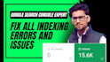 index your website and fix indexing coverage errors on google search console