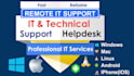 provide professional IT support and fix computer troubleshooting issues