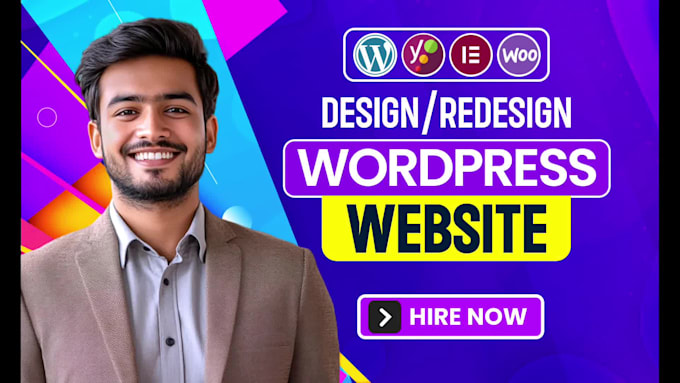 be your wordpress developer, design, redesign wordpress, website development