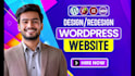 be your wordpress developer, design, redesign wordpress, website development