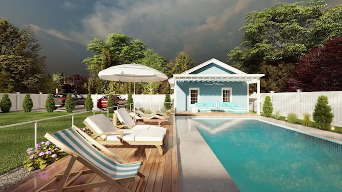 do 3d, 2d garden design,swimming pool,backyard landscapes