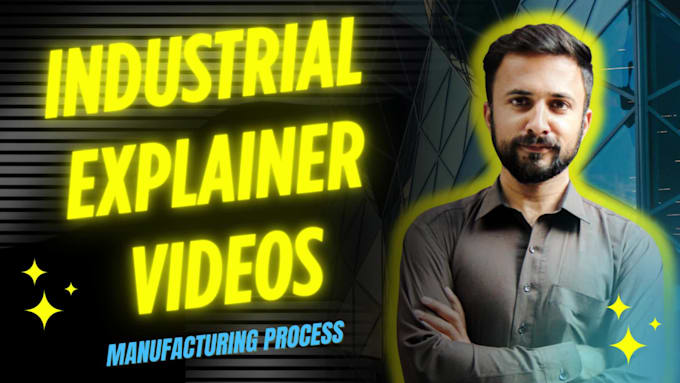 create a 2d animated explainer video for manufacturing and industrial services