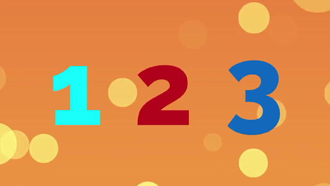 create two 2d animated kids learning videos for youtube