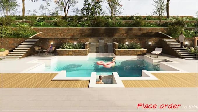 design stunning landscape front yard backyard pool and patio