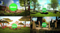 create professional nature logo intro in different variant