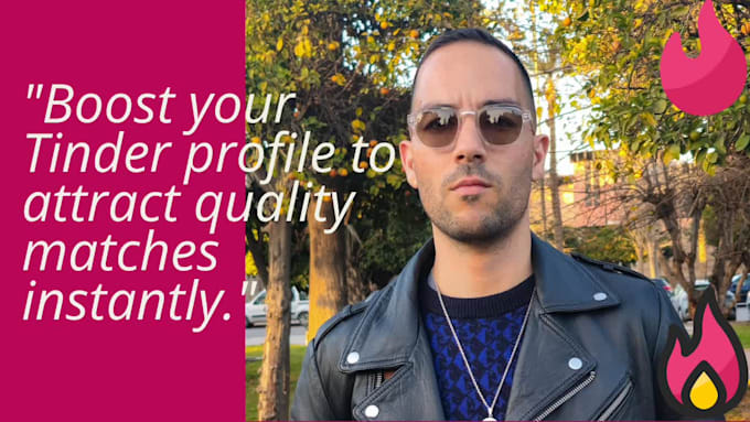 fix your tinder profile, bio, openers, teach you texting game