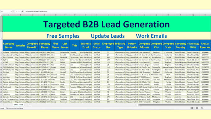 do targeted business email lead generation for b2b prospects