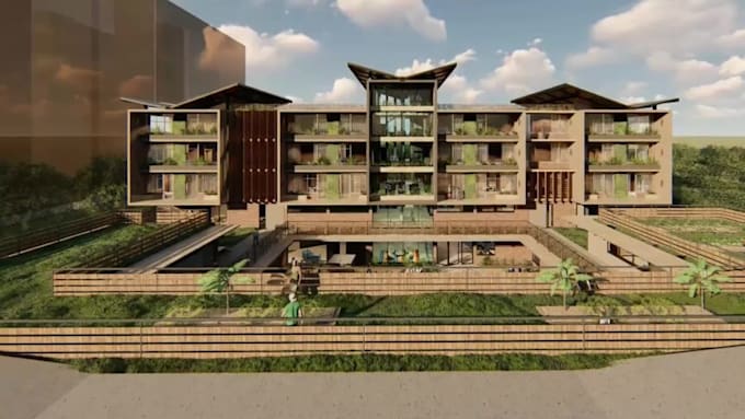 create 3d architectural renders and walkthrough videos