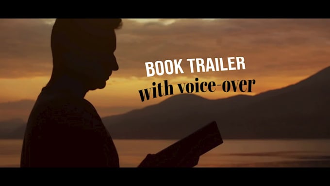 produce motivational book trailer with voice