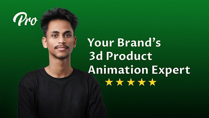 make 3d product animation for your brand