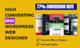 be divi expert for divi wordpress website, divi builder or divi theme